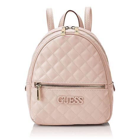 guess pink backpack.